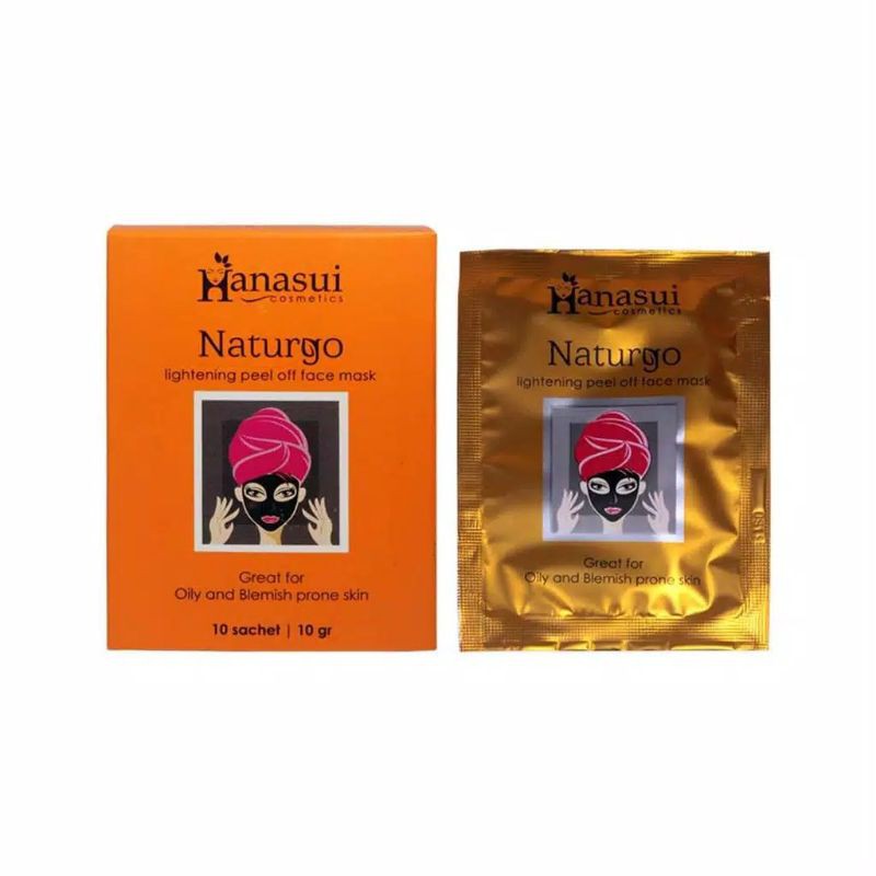 HANASUI NATURGO PEEL OFF MASK BPOM ORIGINAL [ ECER ]