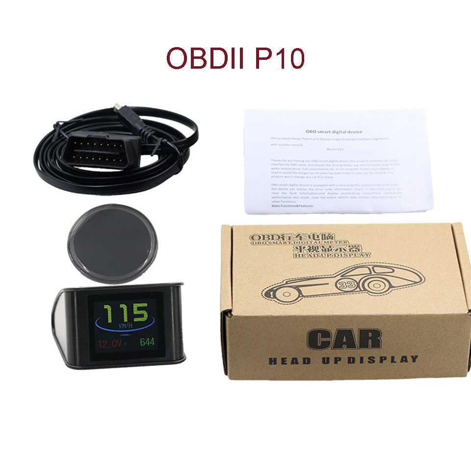 Termurah ! Display HUD Mobil OBD2 On-board Computer Speedometer - P10