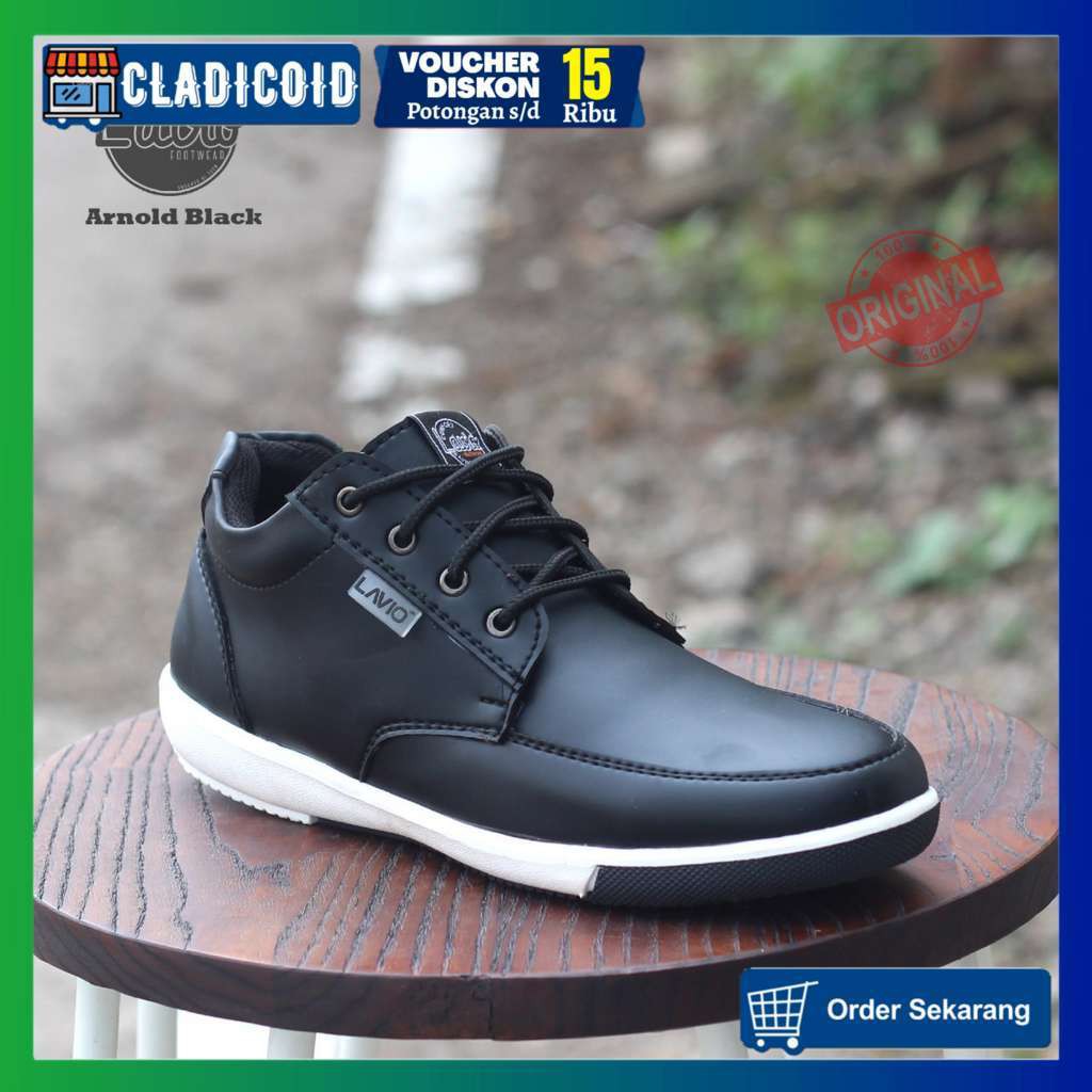 SEPATU PRIA CASUAL SANTAI KERJA LAVIO ORIGINAL ARNOLD SNEAKERS KEREN ANAK MUDA MODEL TRENDI STYLISH