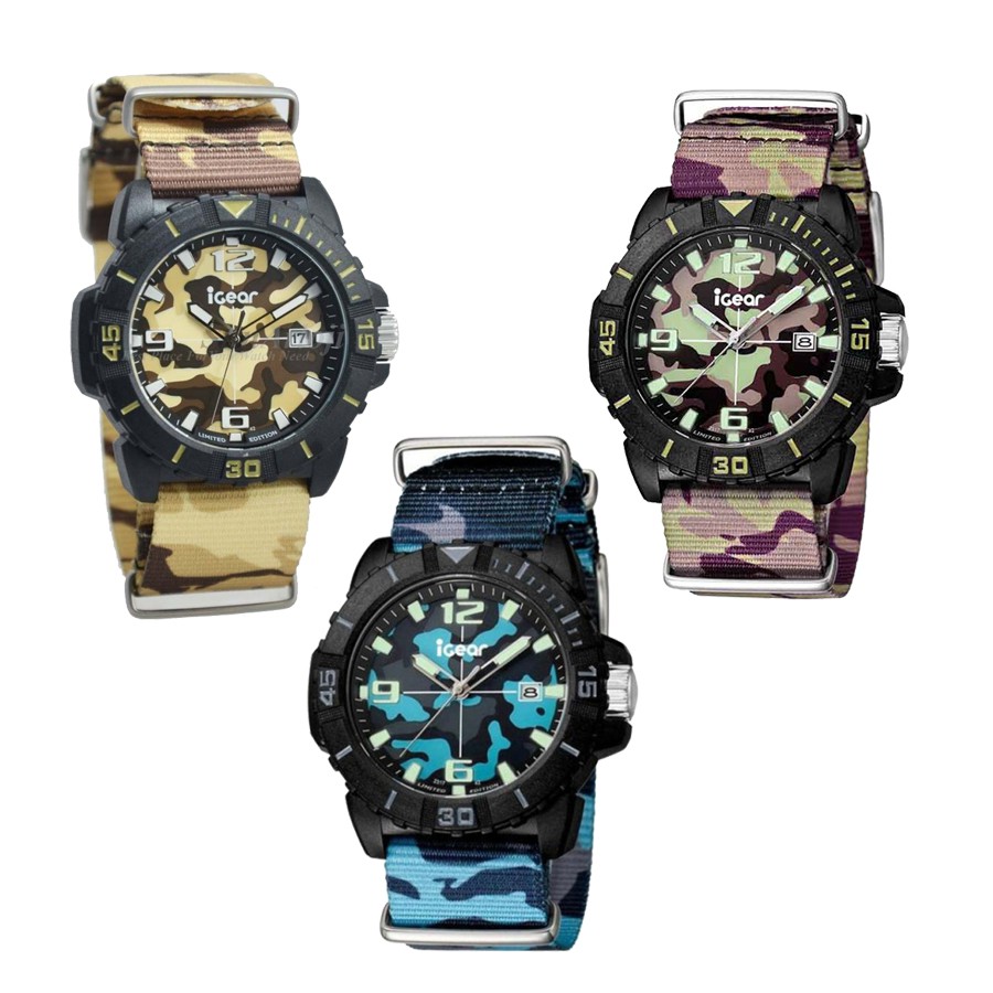 IGEAR I42-1785 Nylon Army Canvas Zulu Nato Strap SALE jual murah jam tangan