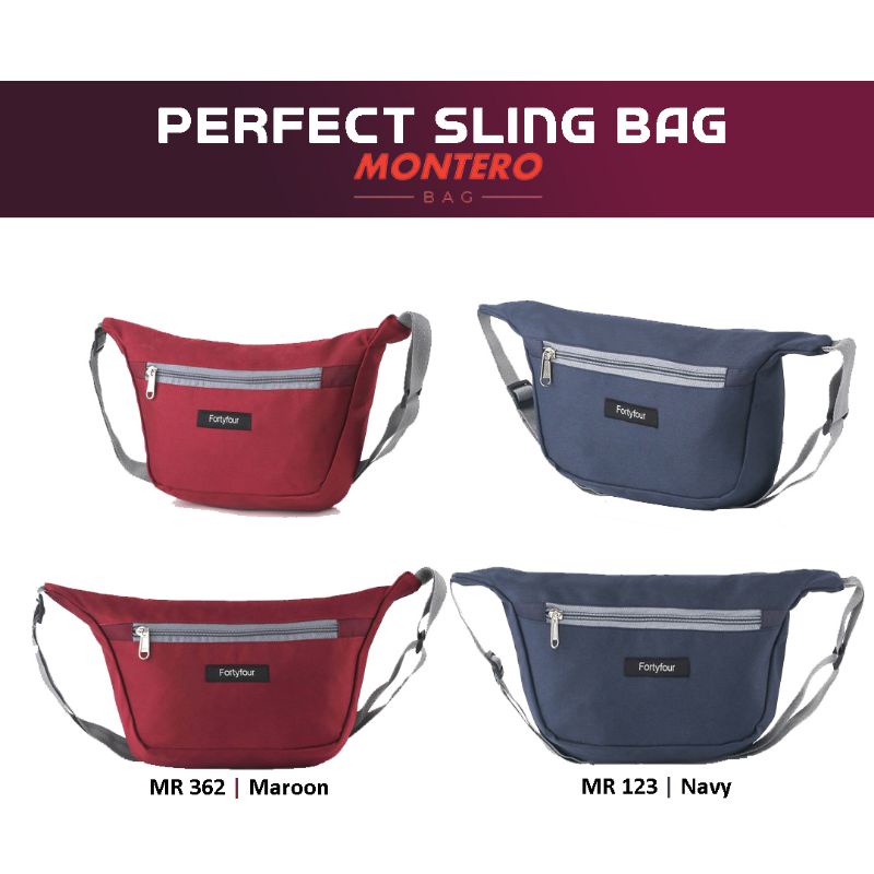 Sling bag Pria Tas Selempang Pria Cowok Distro Tas Bahu pria Termurah Branded MONTERO Bag