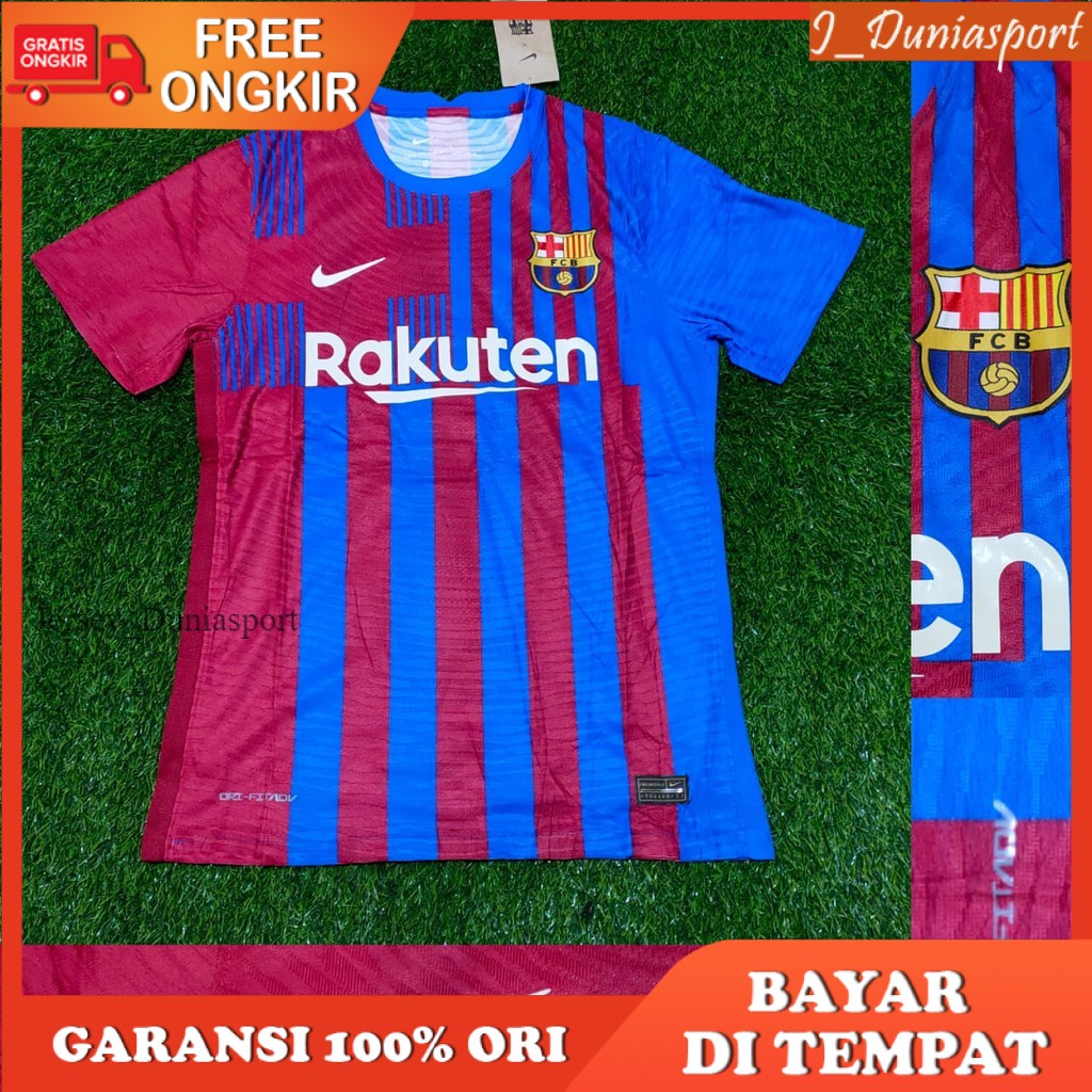 JERSEY HOME BARCELONA PLAYER ISSUE VAPORKNIT 2021 / 2022 GRADE ORIGINAL IMPORT JERSEY BARCA