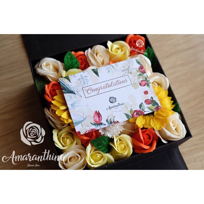 Soap Flower Box Bunga Sabun Kotak