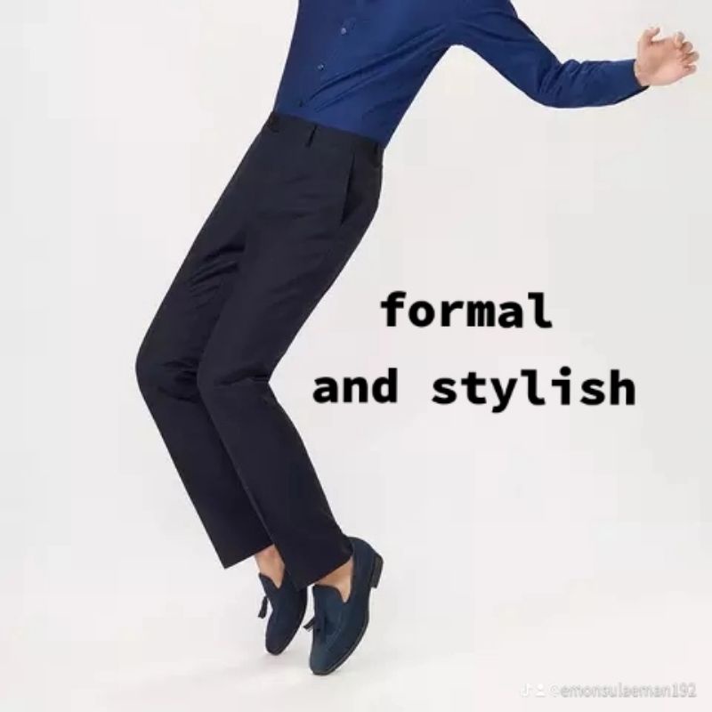 Celana Kerja Kantor Casual Slimfit Pria korean style Men's Trousers Slim Fit Bahan Original Premium Ankle Pants Exclusif  Berkualitas dan Murah  Celana Sirwal Remaja Abg