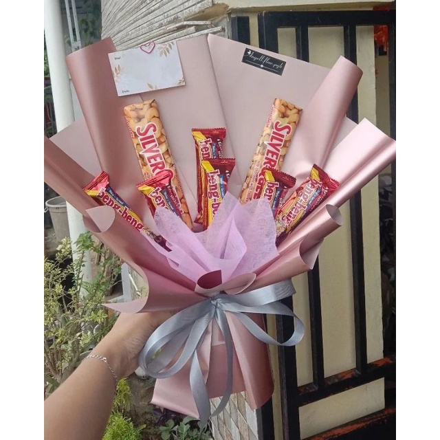 

buket coklat + beng beng