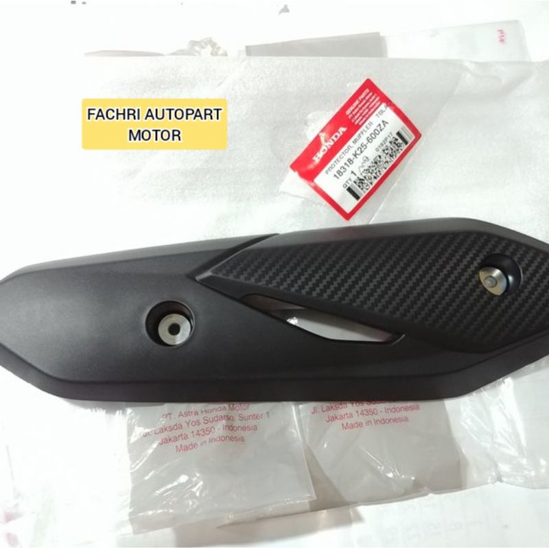 Cover Tutup-Tameng Pelindung Knalpot Beat Fi new 2020-2021