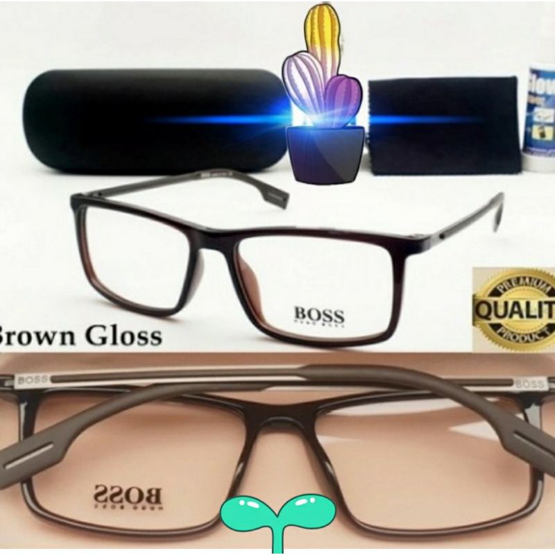 kacamata minus frame pria elegan murah ringan