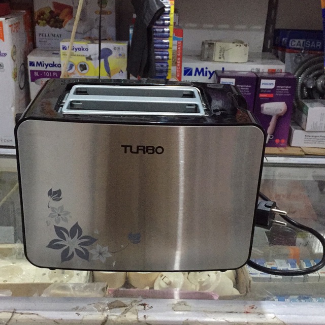 Panggangan roti/toaster pop up Turbo EHL1018