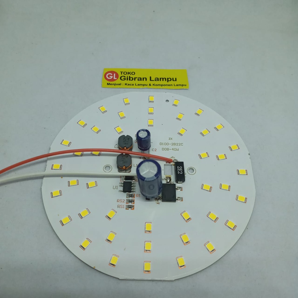 PCB Mata Lampu LED 40w KW1 Tanpa Driver - DOB LED AC 40 Watt Langsung 220V (ACR)