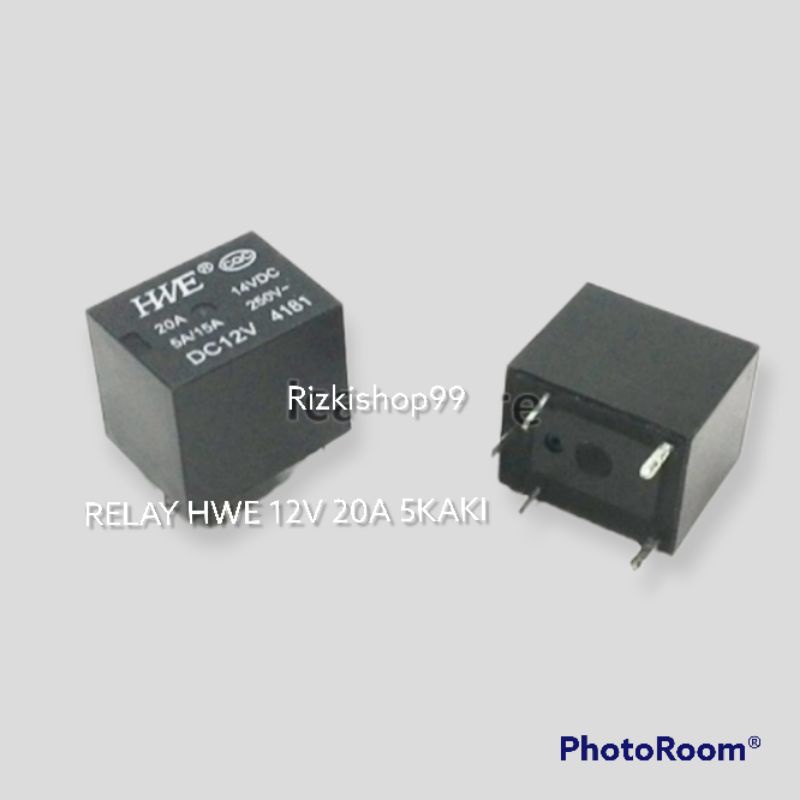 relay 12V 20A 5 kaki/Riley 12V 20A 5pin (10pcs)