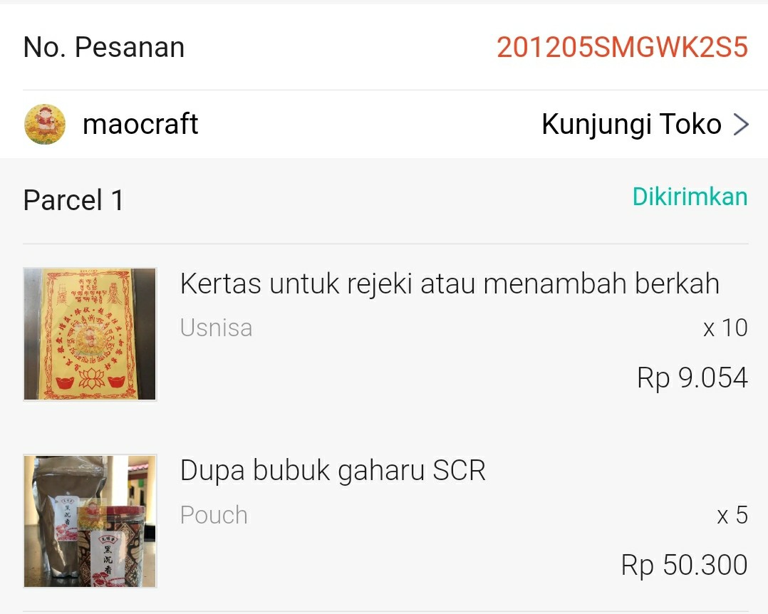 Kertas Untuk Rejeki Atau Menambah Berkah