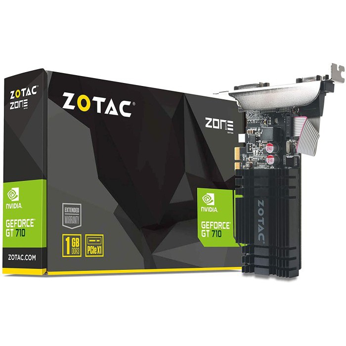 VGA Zotac GT 710 2GB DDR3 ZONE Edition