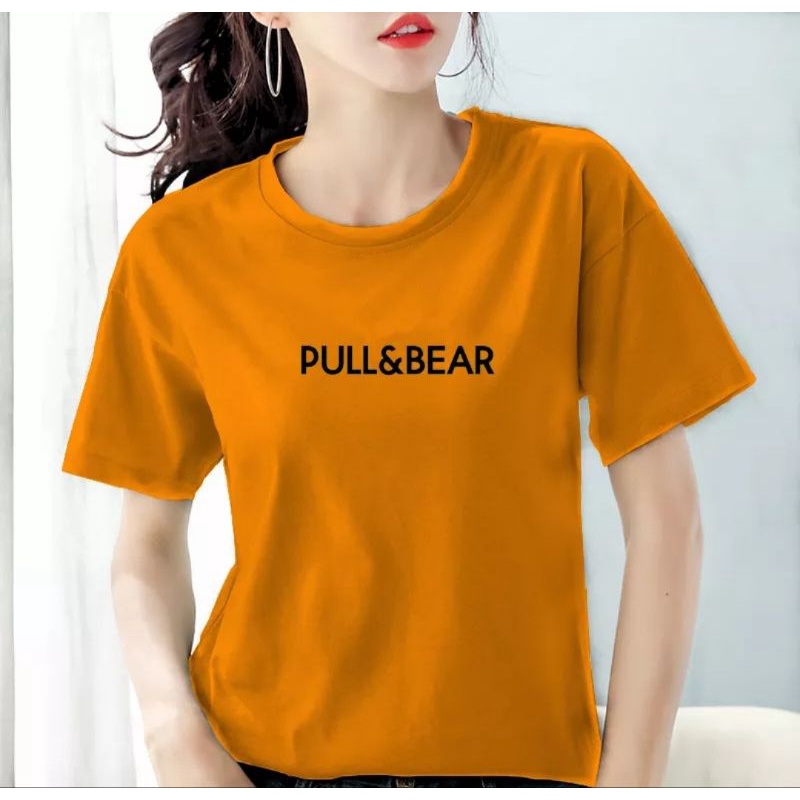 KAOS DISTRO CEWEK/T-SHIRT WANITA/Kaos Oblong/Atasan PULL dan BEAR