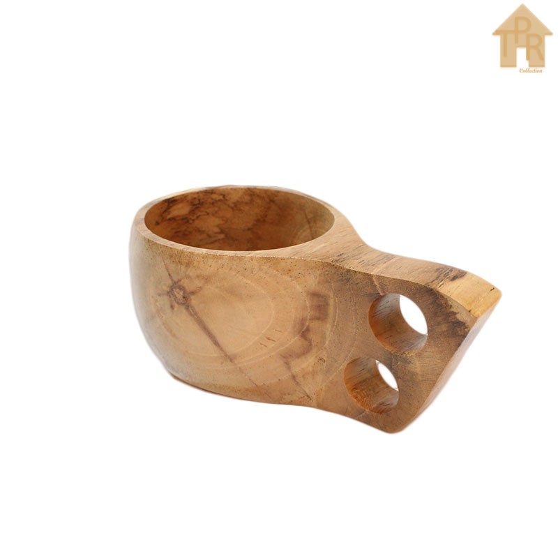 Kayu Jati | Teak Wood / Cangkir Kuksa / Cangkir Kayu Premium D8