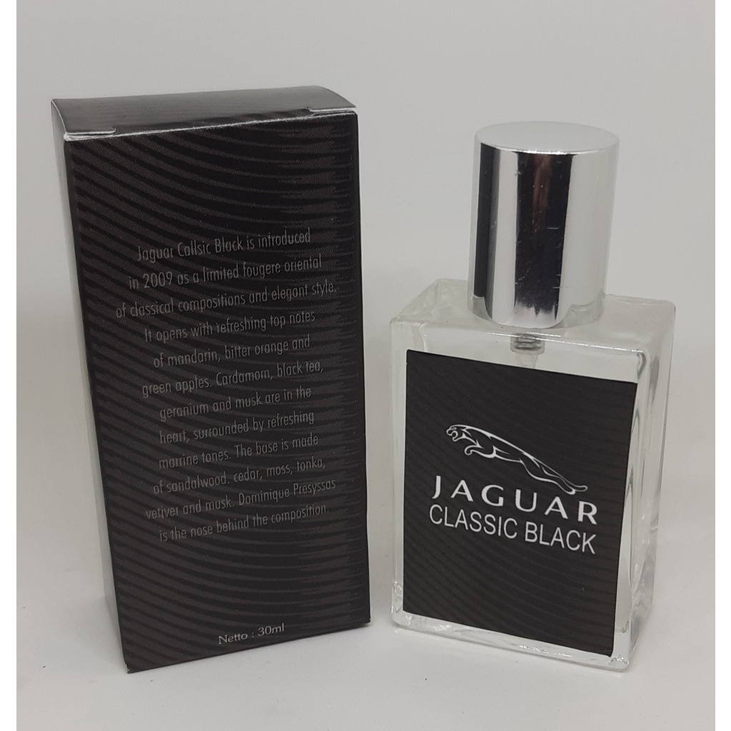 Parfum JAGUAR CLASIC BLACK 30ml Original Eau De Parfum Jaguar Black Clasic | Parfum Remaja Pria Cowok Laki-Laki Cwok Tahan Lama Termurah