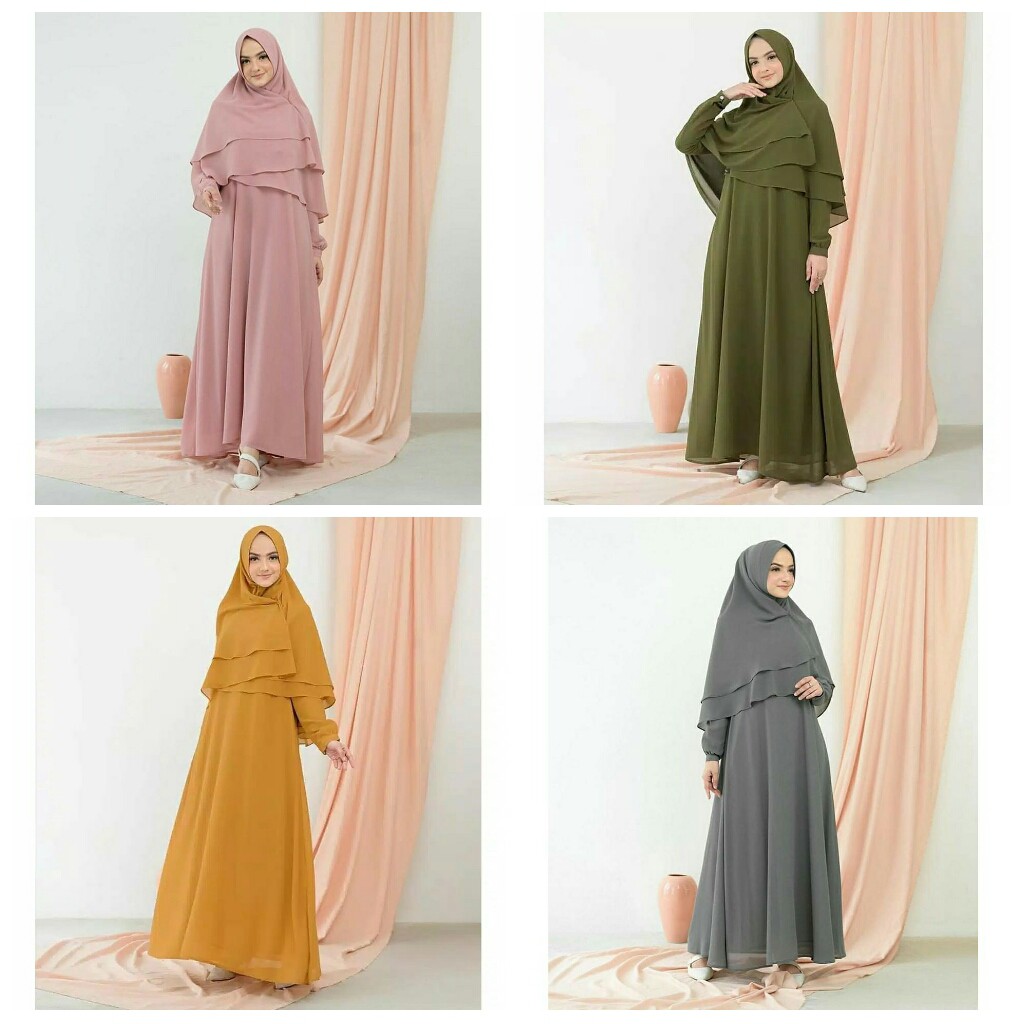 DISKON WARDAH SYARI - FLOTTILICIOUS / DRESS MUSLIM / GAMIS MUSLIM / GAMIS MURAH / GROSIR BAJU ONLINE