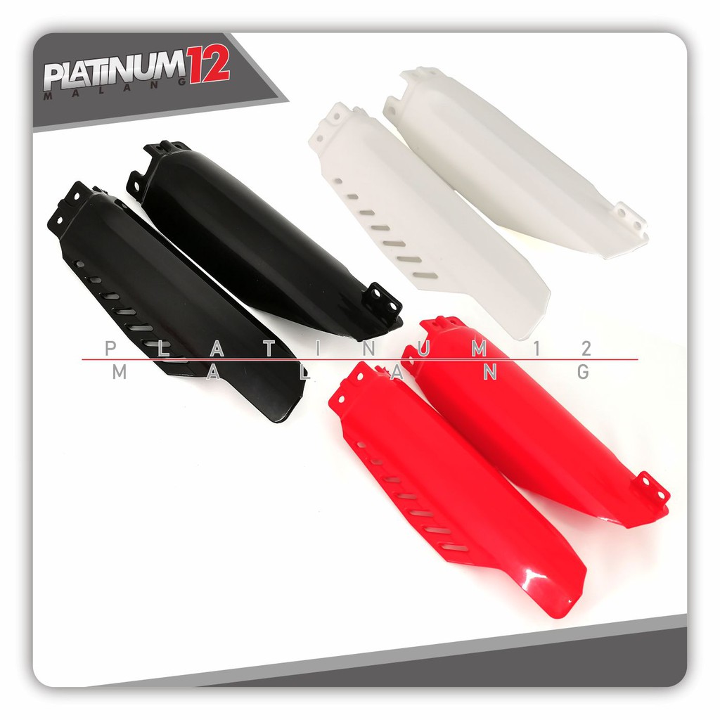 Cover shock depan tutup pelindung upside down CRF 250 150 new Sirip