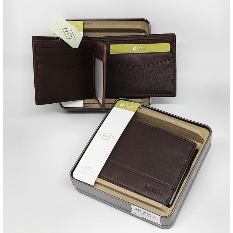 FossilOriginal brooks bifold mens wallet
