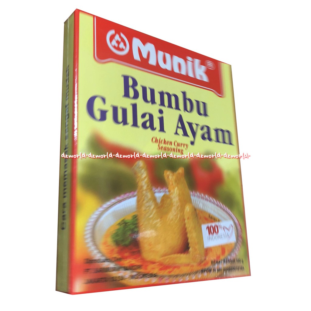 Munik Bumbu Gulai Ayam Chicken Curry Seasoning 105gr Bumbu Masak Instan