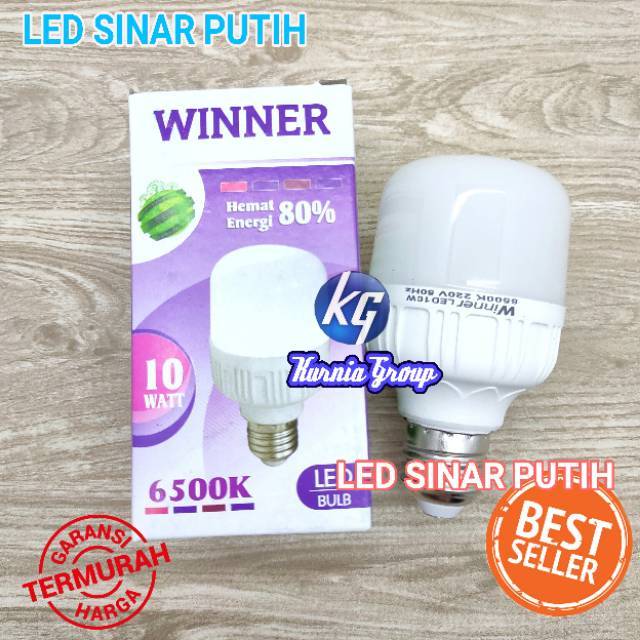 TERMURAH !! LAMPU LED 10W KAPSUL PUTIH TERANG BOHLAM LED 10 WATT 10WATT HARGA GROSIR