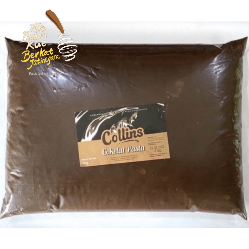 

SELAI CHOCOLATE FILLING COLLINS 5 KG / SELAI COKLAT COLLINS / COLIN (PCS)