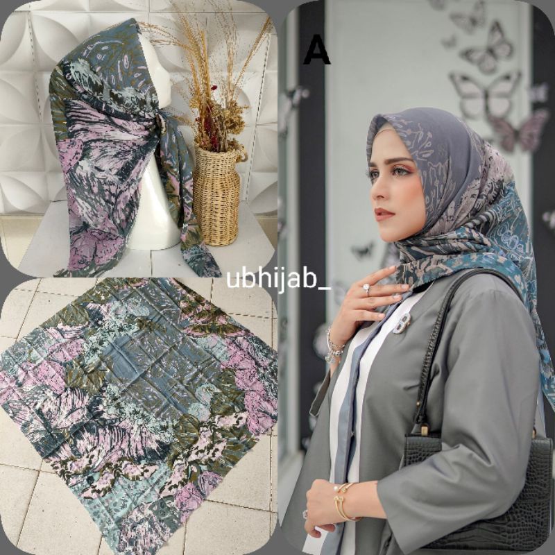 Hijab Voal motif Buttonscarves Farsha