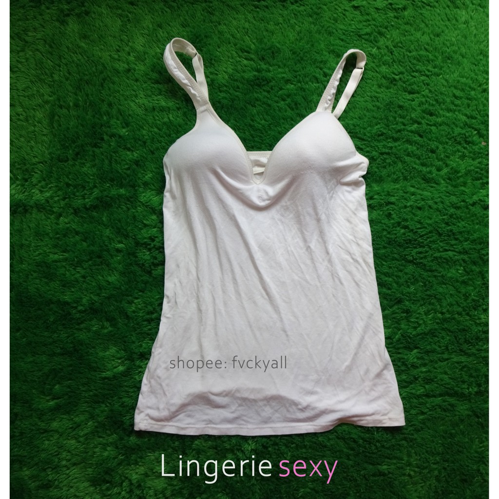 Bra Lingerie Seken Bralete Preloved BH bekas Pribadi - Brallete Harian - Beraroma - Warna Krem