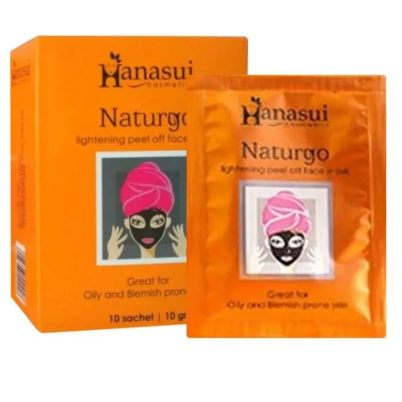 1 box isi 10 pcsMasker naturgo hanasui / masker wajah