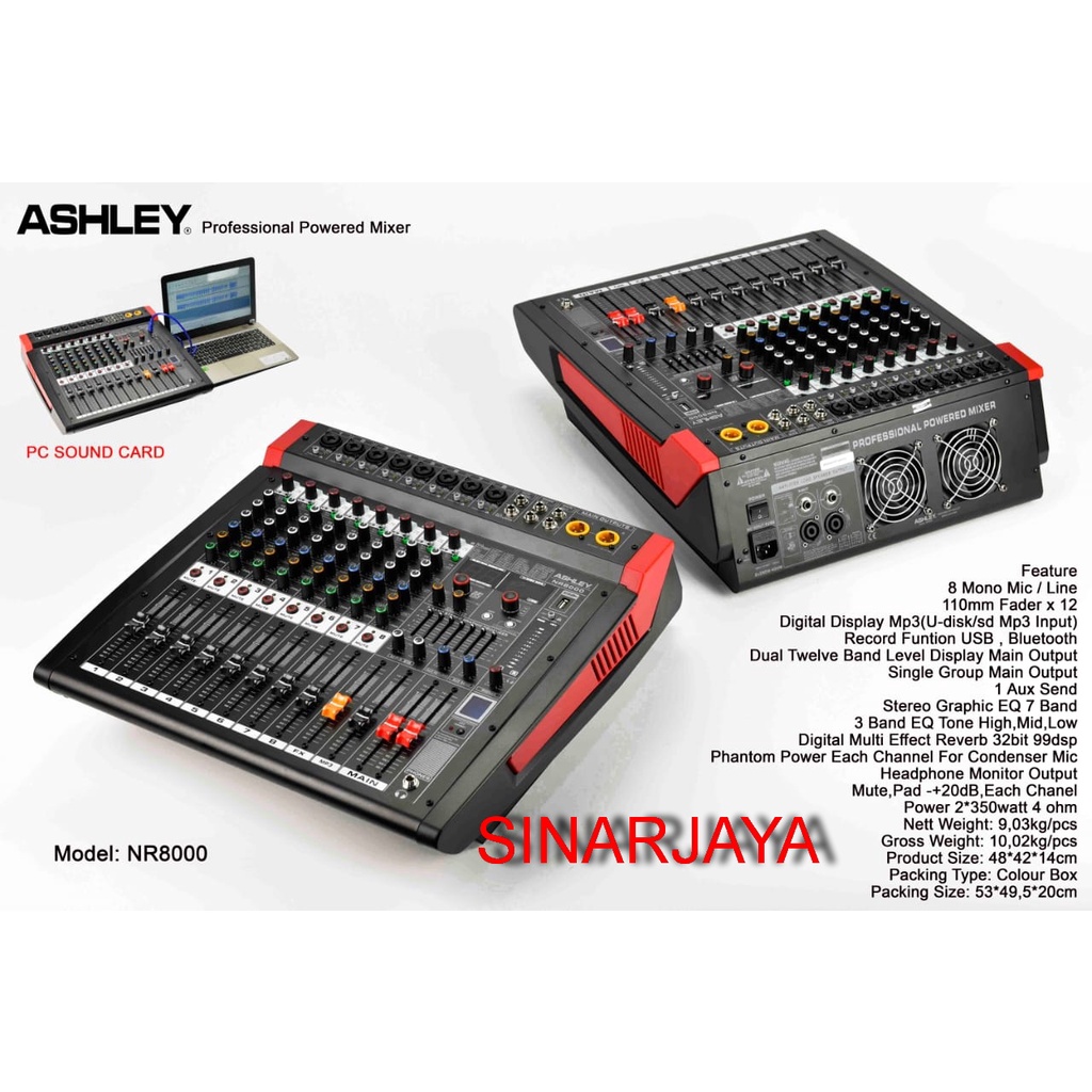 power mixer ashley nr8000 original reverb 99dsp power mixer digital ashley nr 8000