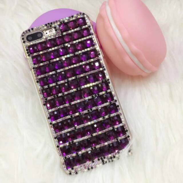 Bling Case Premium Purple Handmade Bling case all tipe