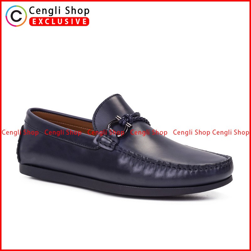 SEPATU EVERBEST PRIA TERBARU ORIGINAL PANSUS LOAFER BIRU NAVY EVEM152