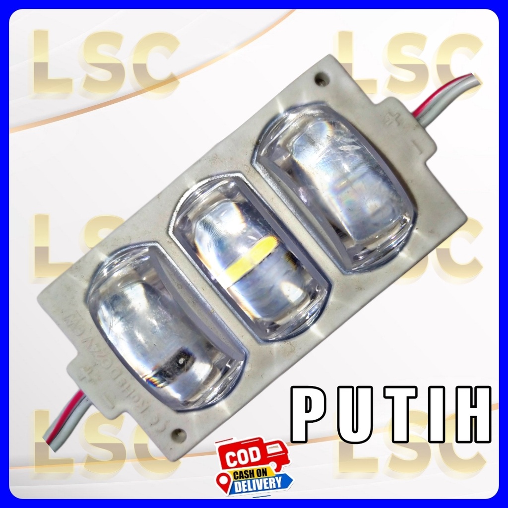 lampu led 3 mata injection 12volt variasi lampu kolong motor mobil