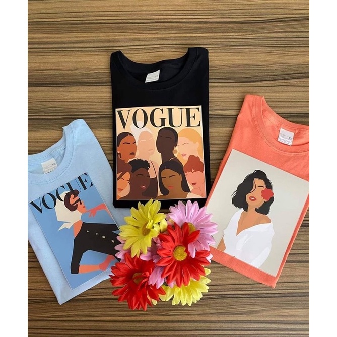TSHIRT KAOS GIRLS VOGUE