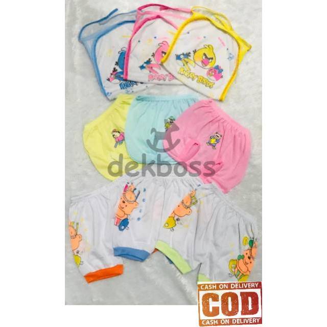 [isi 9] Paket perlengkapan celana bayi pendek pop popok baru lahir murah lengkap newborn perempuan laki laki
