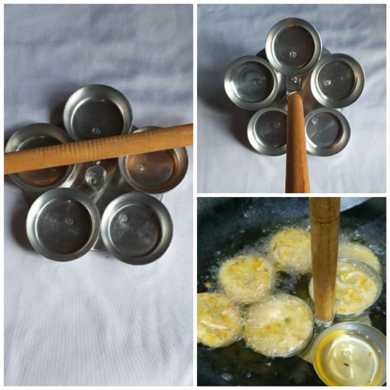 cetakan bakwan cetakan gorengan isi 3 diameter 7CM / alat pembuat bakwan