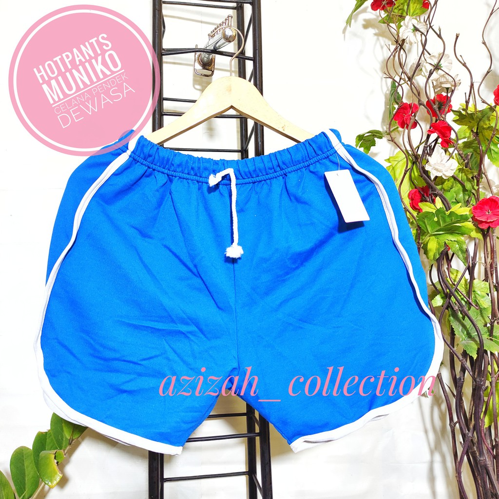 Hotpants Muniko Babyterry Polos Desain Menarik Enak Dipakai