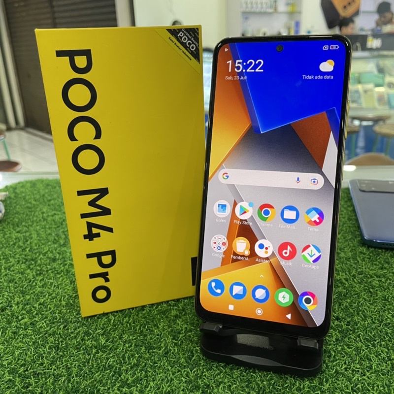 poco m4 pro ram 6/128gb second mulus fullset original bekas pakai