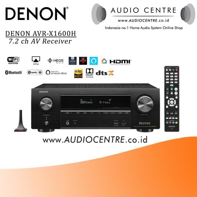 New Denon Avr-X1600H Av Receiver / Denon Avr X1600H / Denon Avr-X1600H