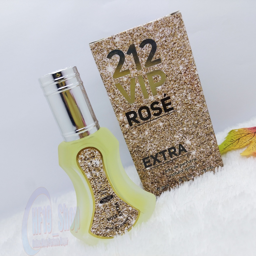 Parfum Dobha Aroma 212 Vip Rose - Spray 35 ml