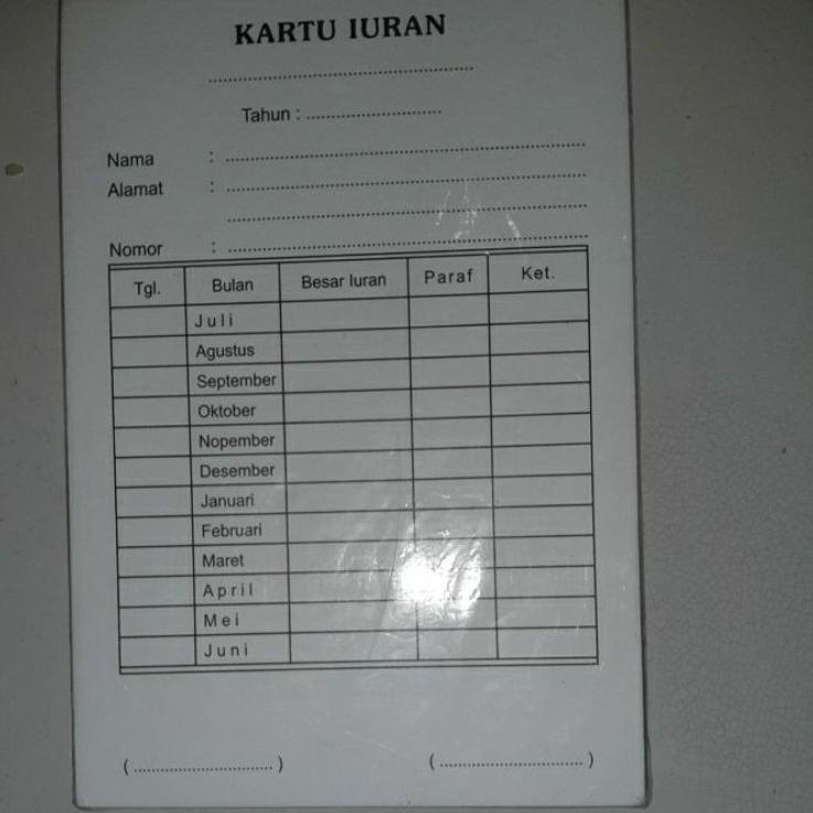 

Get Quality kartu iuran