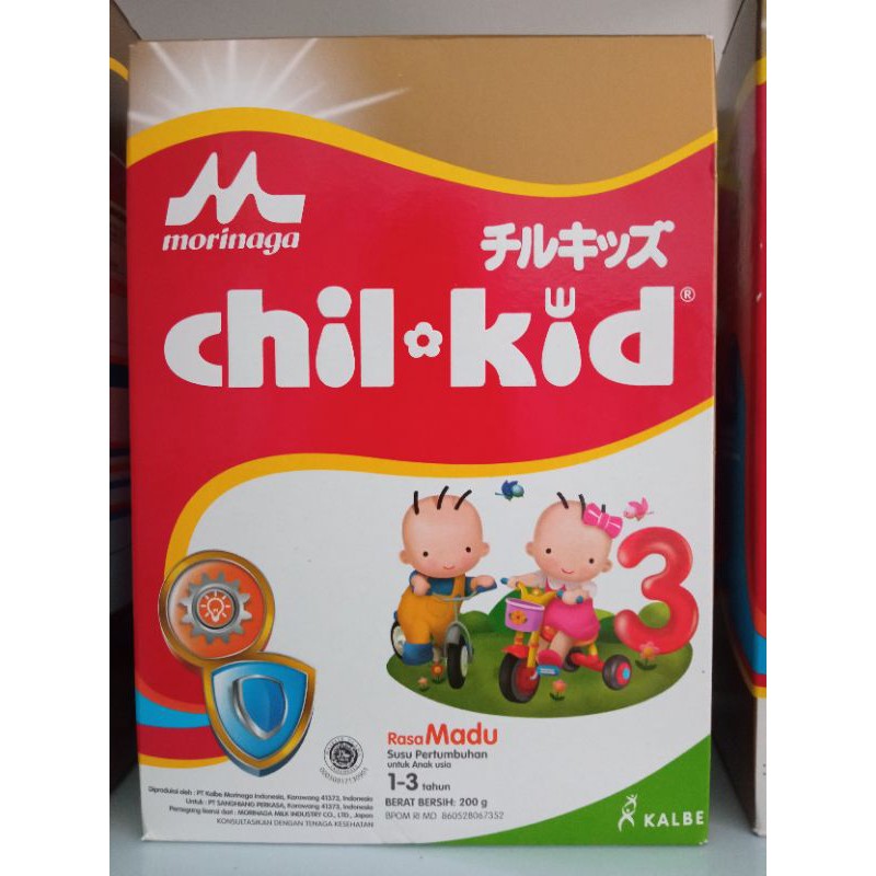 

Susu Morinaga tahap 3 Chil°Kid 1600g & 800gr (2x400) Madu/Vanila