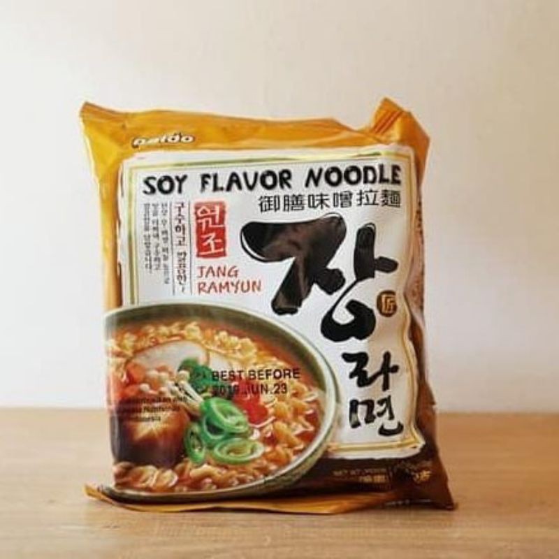Jual JANG RAMYUN SOY FLAVOUR NOODLES 120gr (BELUM DENGAN BUBBLE WRAP