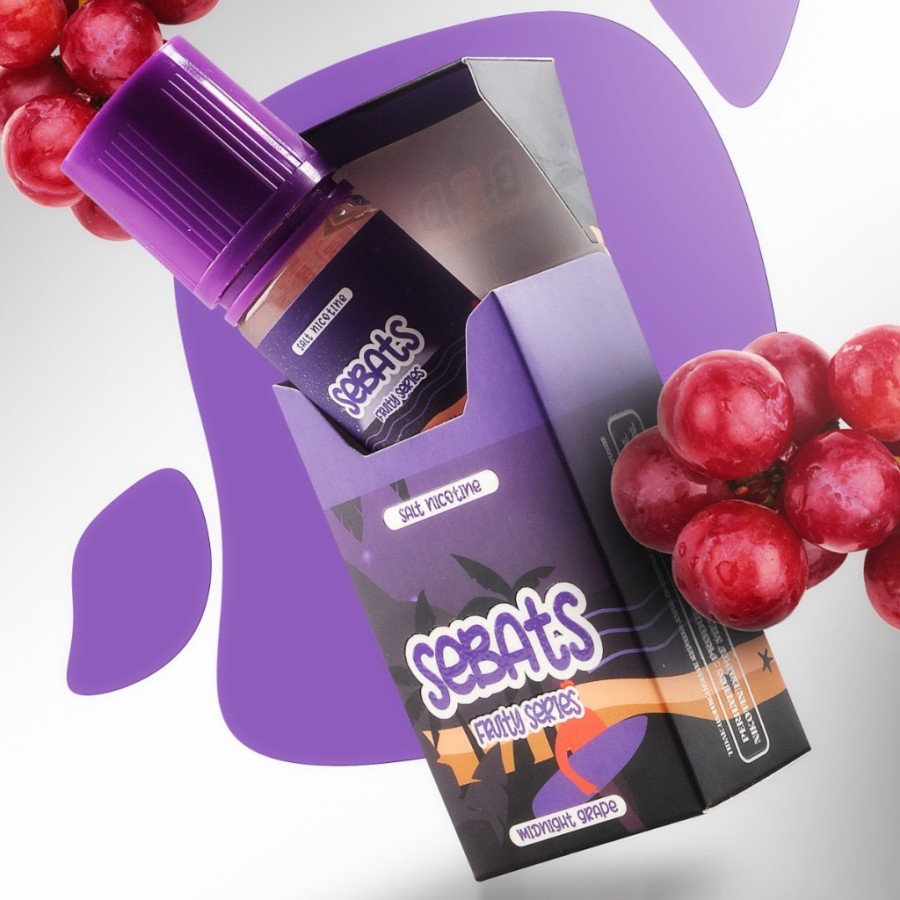 LIQUID SEBATS MIDNIGHT GRAPE SALT NIC - SEBATS FRUITY GRAPE - 30ML