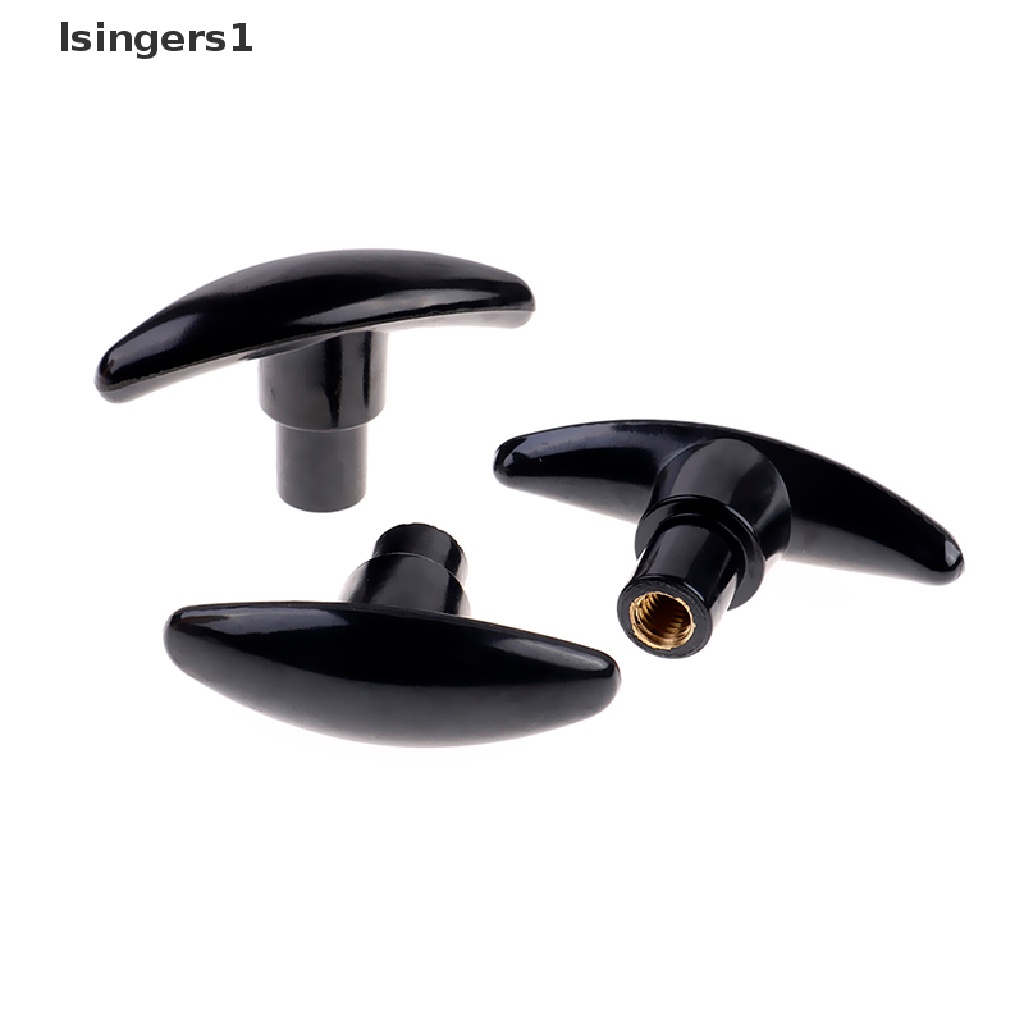 (lsingers1) Knob clamping nuts female Tipe T M6 / M8 / M10 Bahan Plastik Warna Hitam