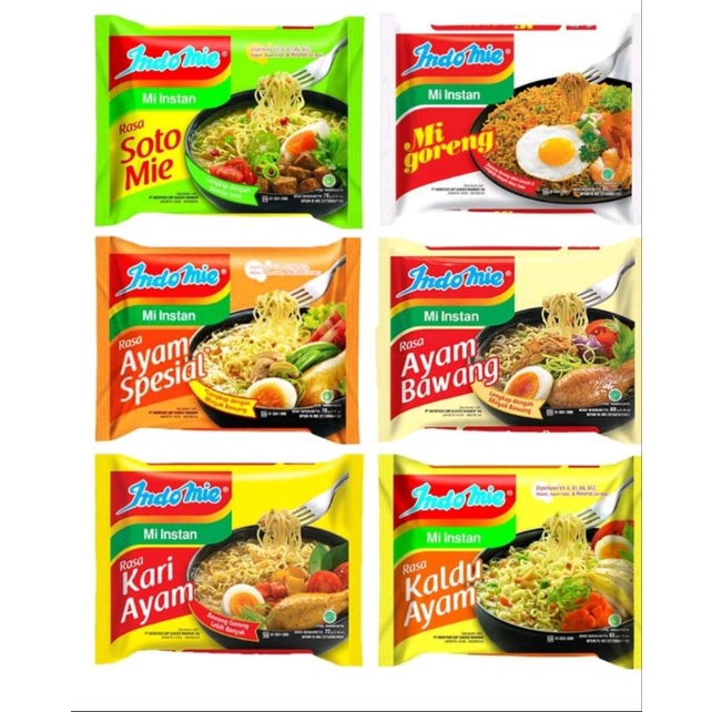 

Indomie Mie Instan Goreng / kuah85gr