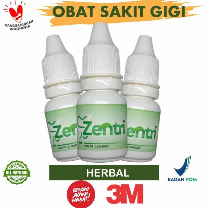 ZENTRI OBAT SAKIT GIGI HERBAL AMPUH MERADAKAN SAKIT GIGI