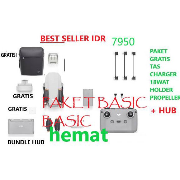 Dji Mavic Mini 2 Fly More Combo Garansi Resmi TAM - BASIC NEW READY