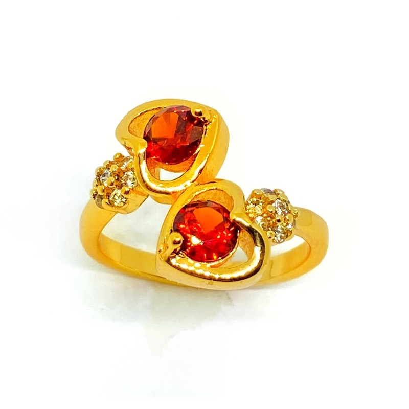 cincin wanita // cincin permata warna //cincin mode love //perhiasan...