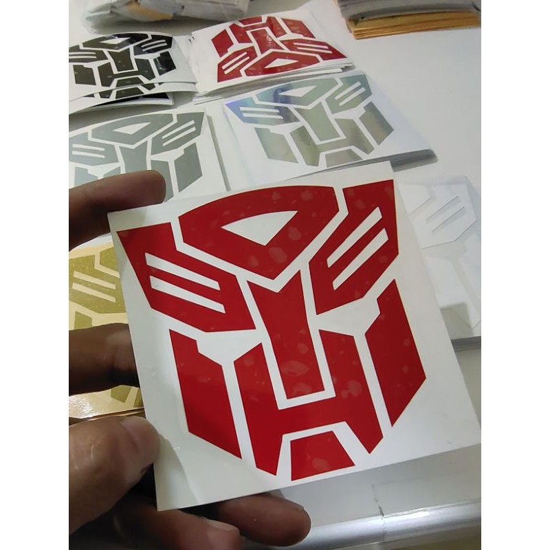 STICKER TRANSFORMERS 1 CUTTING