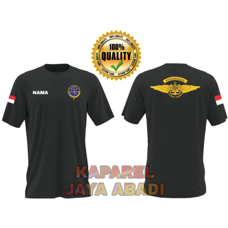 Kaos Dinas Dishub/Baju Dishub/Atasan Pria Wanita Dishub Dinas Perhubungan Lengan Pendek Logo Dishub